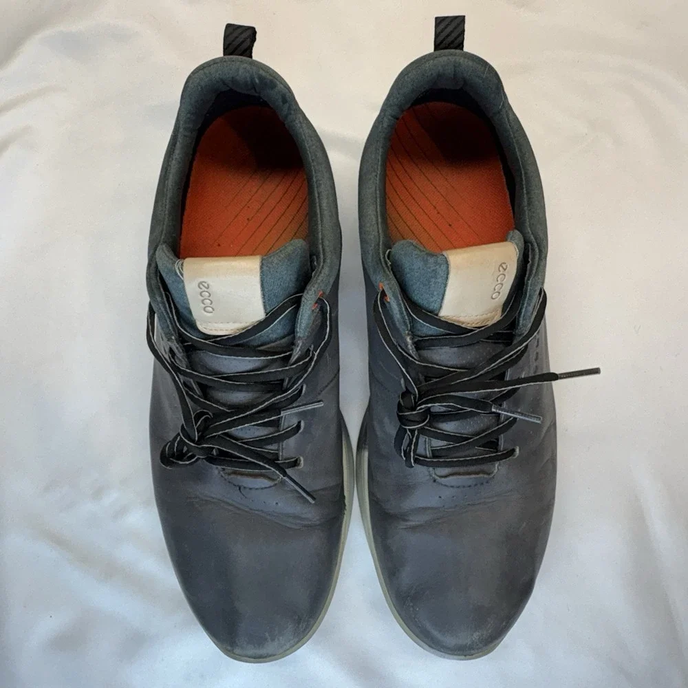 ECCO S-Three Goretex Spikeless Golf Shoes Waterproof Mens US 12-12.5 46 Gray